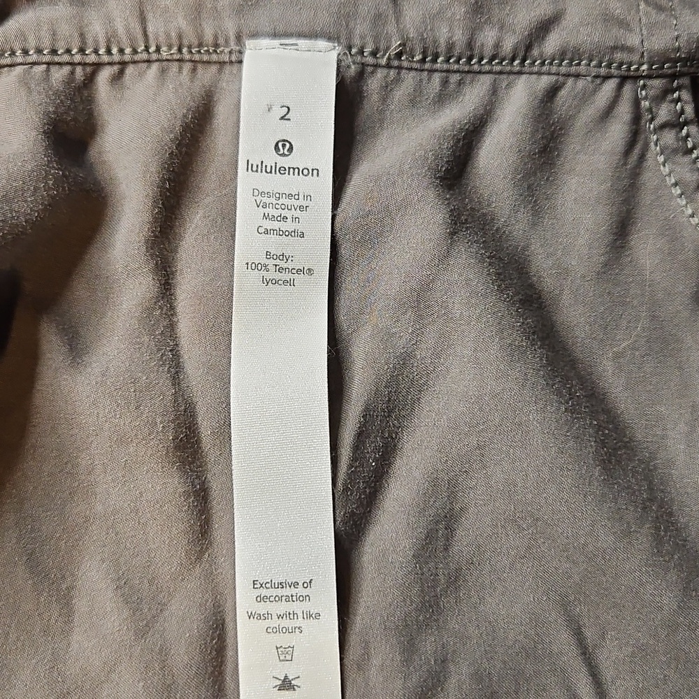 Lululemon City Stroll Jacket Lightweight Size 2 Sage Green - Picture 3 of 6